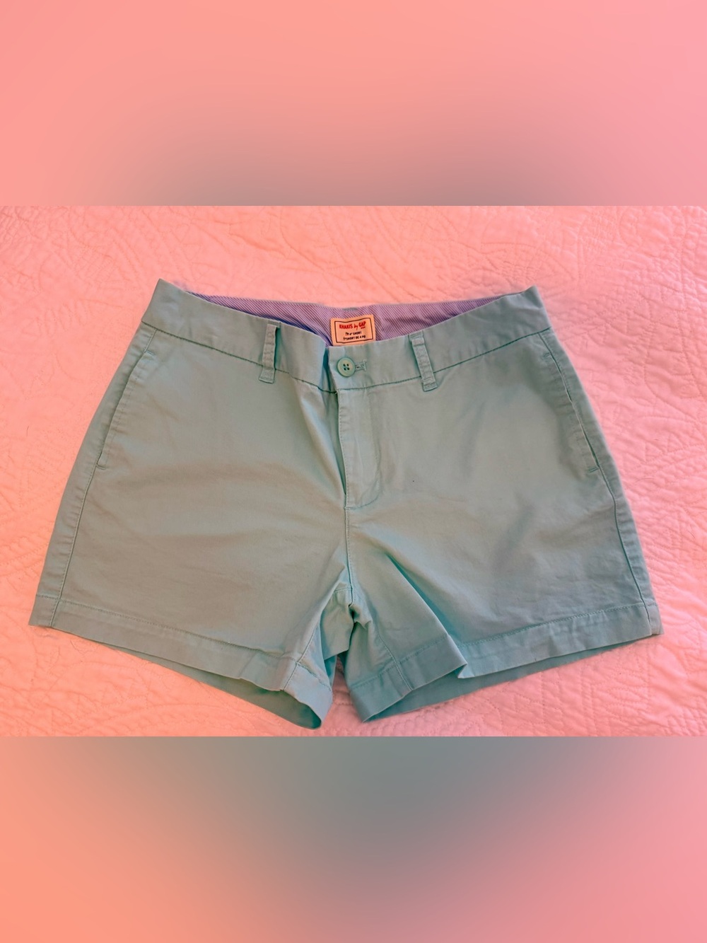 GAP Mint Green Women's Chino Shorts